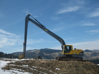 Volvo EC240 26to Pelles long bras, pelles de démolition 