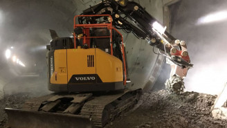 Ramię koparki tunelowej Volvo ECR 145E
