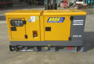 Atlas Copco QAS30 30kVA Stromaggregat Schweiz Luzern