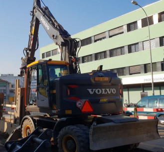Mobilbagger Kurzheck Volvo EWR 170E 