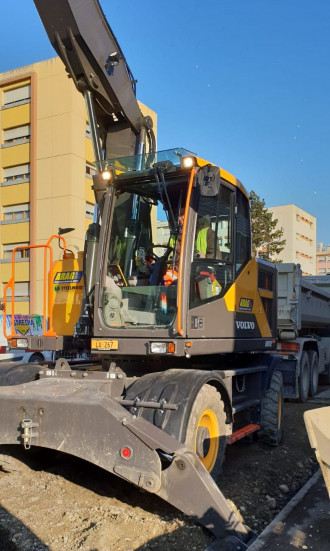 Mobilbagger Kurzheck Volvo EWR 170E