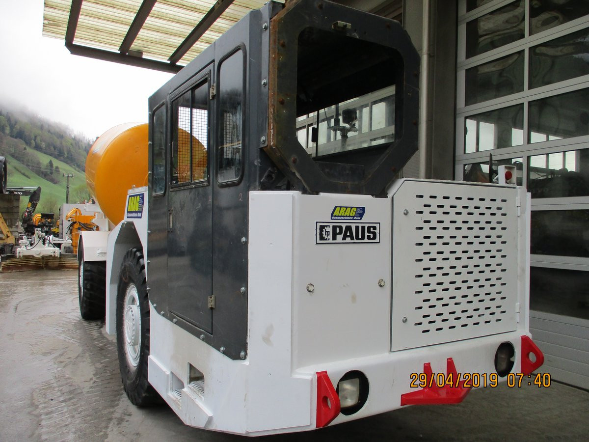 Tunnelbau Untertage Betonmischer Paus ITC PMKT 10000
