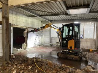 Minibagger 2,1 to. Verstell-Ausleger Schnellwechsler MS01