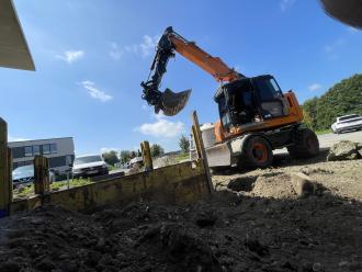 Mobilbagger HYDREMA MX16 m. Tiltrotator 2D/3D