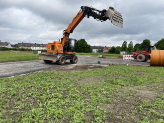 Mobilbagger HYDREMA MX16 m. Tiltrotator 2D/3D