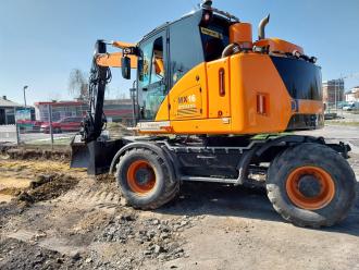 Mobilbagger HYDREMA MX16 m. Tiltrotator 2D/3D