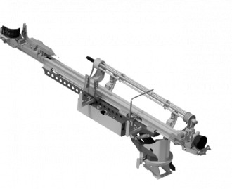 Bohrlafette Wimmer AB 4000 Bagger Anbau 
