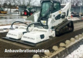 Bobcat Anbau Verdichterplatten Dresden