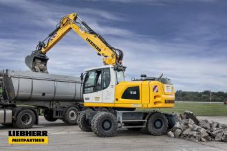 Mobilbagger Liebherr A918 Berlin