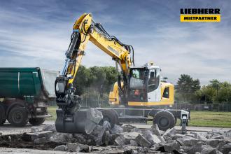 Mobilbagger Liebherr A920 Berlin