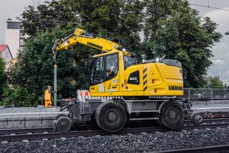 Zweiwegebagger Liebherr A922 Rail