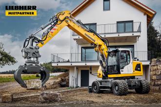 Mobilbagger Liebherr A914 Berlin
