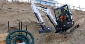 Bobcat E 35 Minibagger Kurzheck