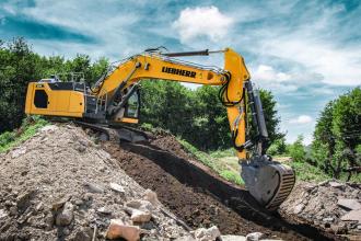 Raupenbagger Liebherr R934 Verstellausleger