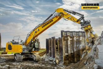 Raupenbagger Liebherr R938 Verstellausleger 