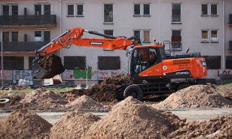 Koparka mobilna Doosan DX 210W 