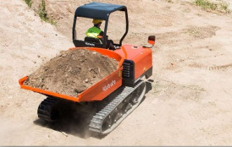 Kettendumper Wien mieten Kubota KC 250 HR Wien