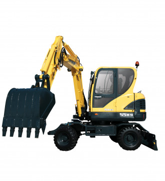 Hyundai Mobilbagger R55W Wiesbaden