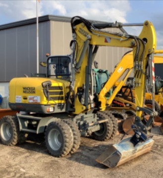Mobilbagger Hamburg Wacker EW100 