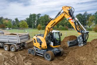 Liebherr A914 Compact Kurzheck Mobilbagger Ansbach