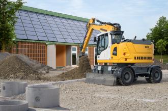 Liebherr A916 Compact Kurzheck Mobilbagger Ansbach
