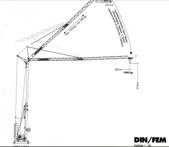 Kran Ingolstadt mieten Liebherr 28 SE 