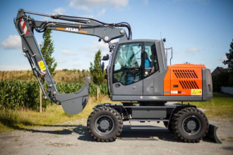 Mobilbagger Atlas 140W Oilquick OQ65 