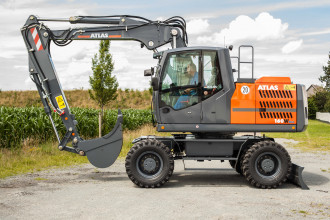 Mobilbagger Atlas 160W Oilquick OQ 65 