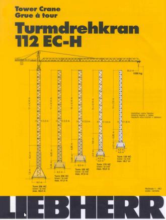 Liebherr 112 EC-H Turmdrehkran Obendreher