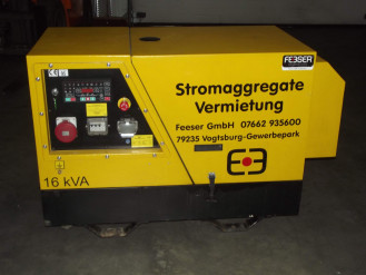 Stromerzeuger 16 kVA / 12,8 kW Freiburg im Breisgau