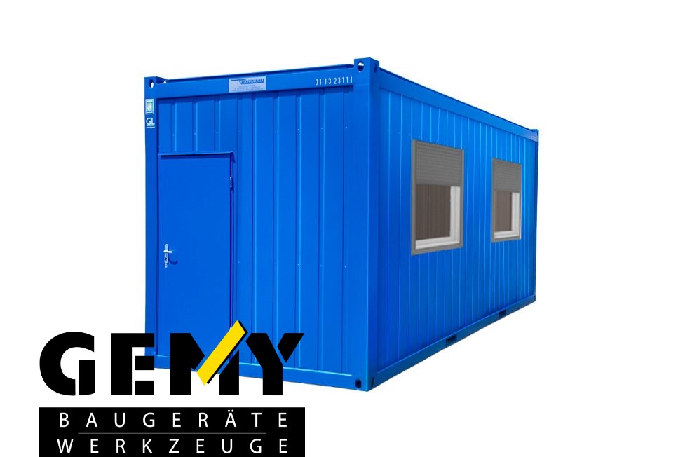 Bürocontainer 20' mit/ohne Einrichtung mieten