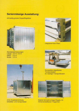 Materialcontainer Schnellbaucontainer Big Box  3m/4m Straubing