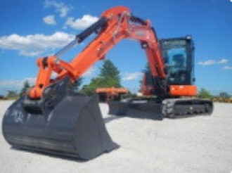 Minibagger Rostock mieten Kubota KX 57-4 