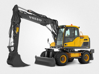 Mobildbagger Eberswalde Volvo EW140 Eberswalde