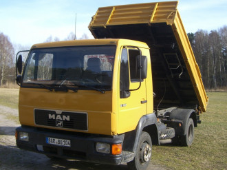 LKW mieten Eberswalde Kipper MAN 8.103 Eberswalde