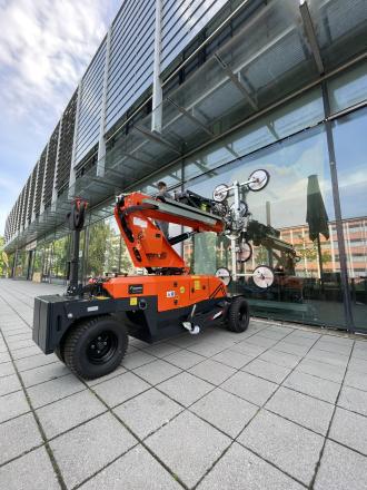 Glaslifter Jekko MPK10 Glasroboter Industrylifter Glasmontagegerät 1000 Kg Pick & Carry Kran