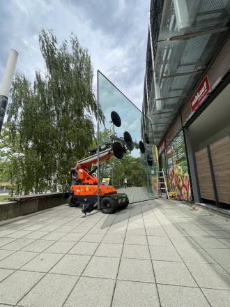 Glaslifter Jekko MPK10 Glasroboter Industrylifter Glasmontagegerät 1000 Kg Pick & Carry Kran