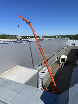 Minikran Kran Jekko SPX 650 Raupenkran mieten 5 Tonnen hydraulischer Jib