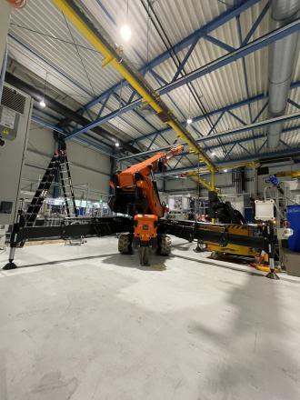 Minikran Kran Jekko SPX 650 Raupenkran mieten 5 Tonnen hydraulischer Jib