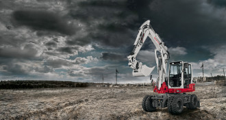 Takeuchi TB 295W Mobilbagger Landshut