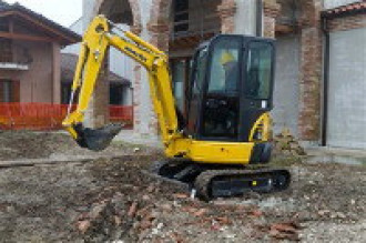 Minibagger Rostock mieten Komatsu PC 22 Tessin