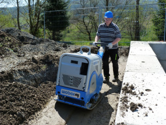 Weber Rüttelplatte CR 8 CCD
