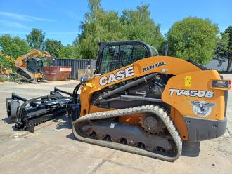 Power Rake Kraftrechen Soil Conditioner für Kompaktlader