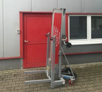 Materiallift SLC24, 7,32m Hubhöhe, 295kg Tragkraft, manueller Antrieb Hamm