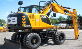 Mobilbagger 15 t JCB JS 145W Plauen