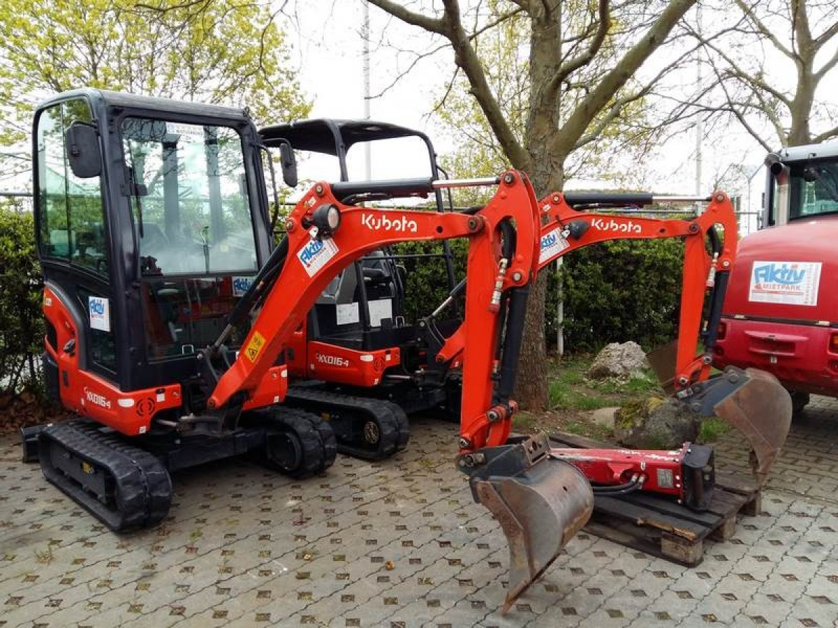 Minibagger KUBOTA 1,5t mit Schutzdach