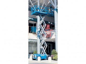 Scheren-Arbeitsbühne GENIE - AH 12m Elektro mieten 