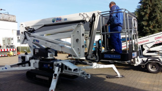 Kettenarbeitsbühne 23m CTE Traccess 230