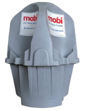 mobi GO Freistehender Urinalstand für 4 Personen Mobiles Urinal 