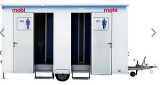 mobi TRAILER 460 Kompakter Toilettenwagen